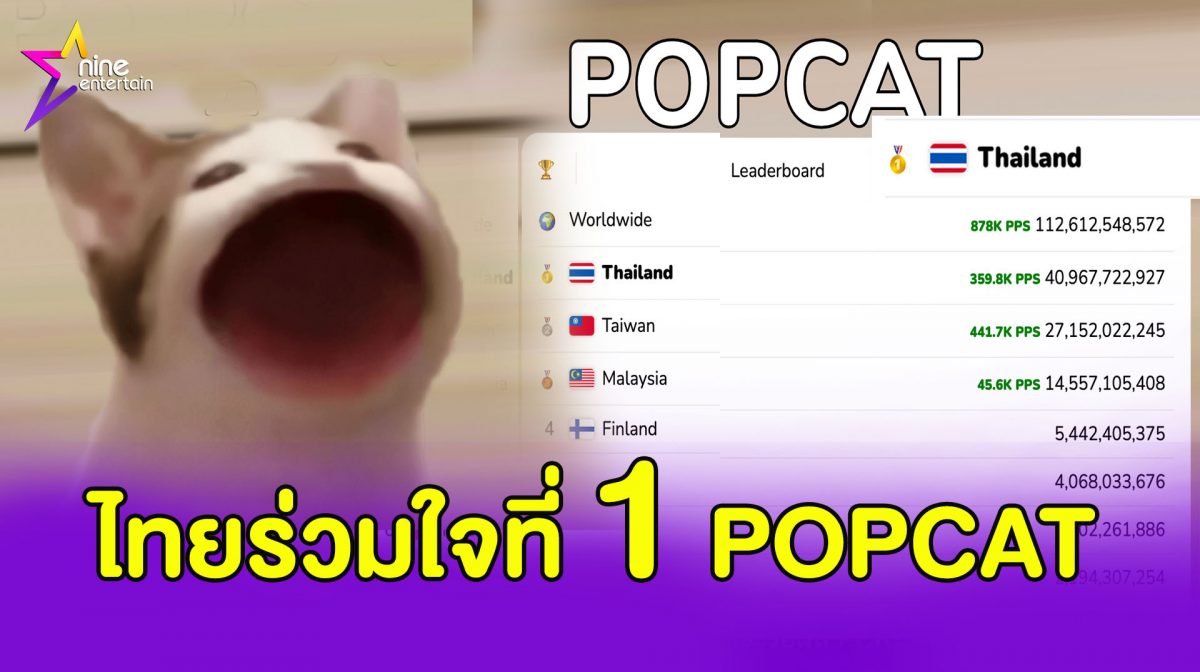 Tag: popcatคืออะไร - NineEntertain ข่าวบันเทิงอันดับ 1 ของไทย